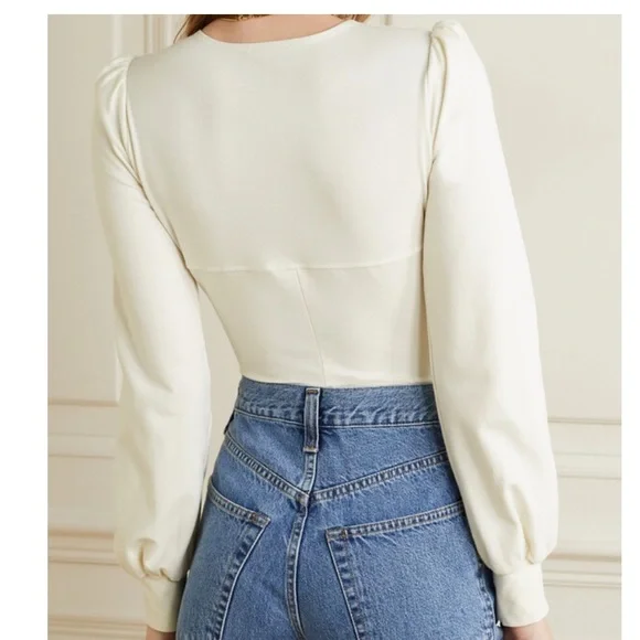 REFORMATION Emery stretch-organic cotton jersey bodysuit - Picture 3 of 6